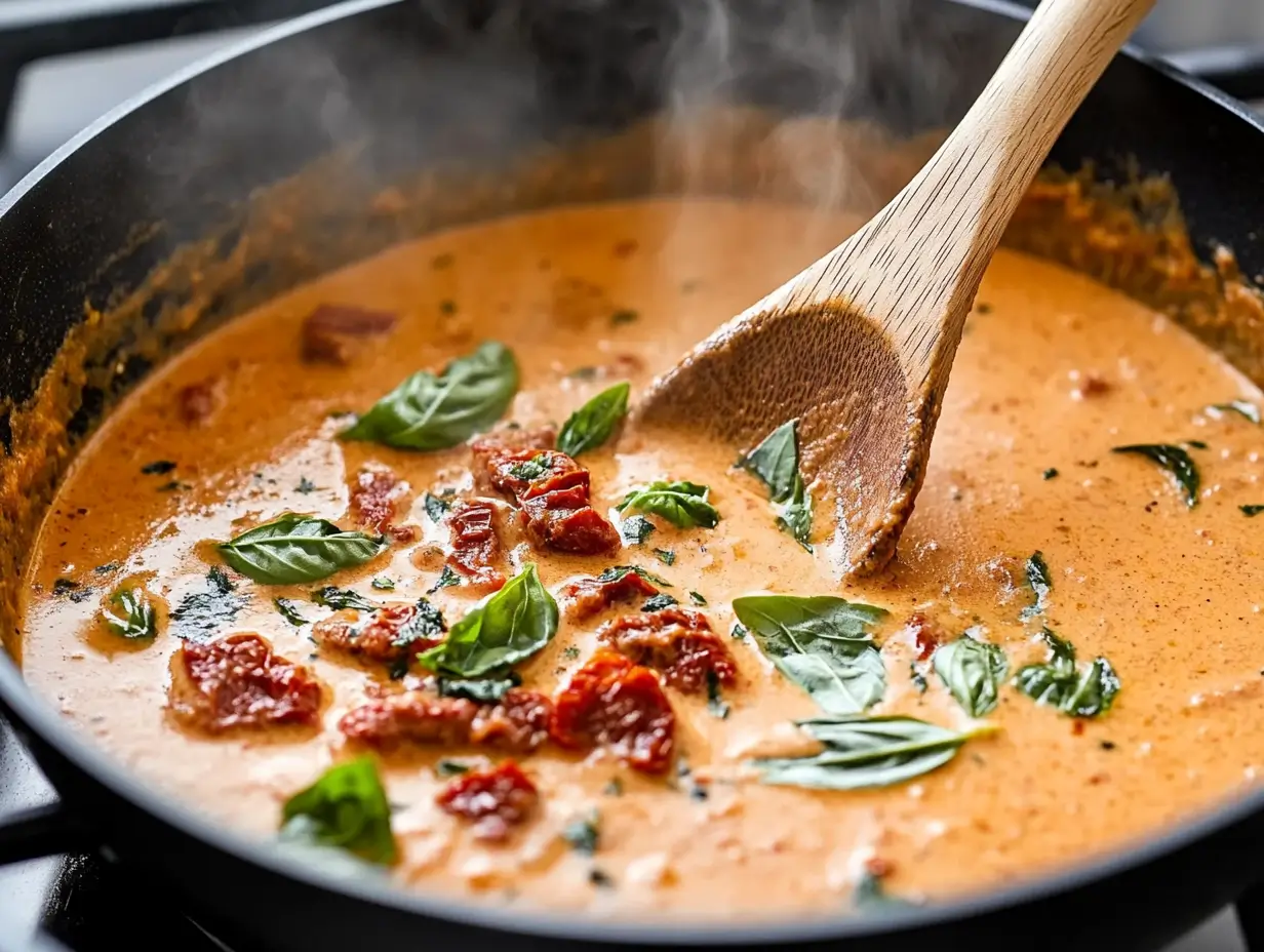 Creamy Tomato Sun-Dried Pasta Chicken Recipe