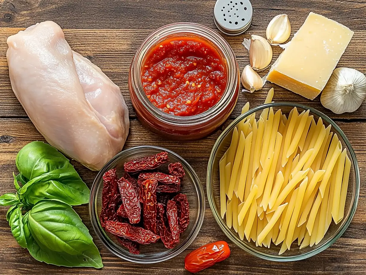 Creamy Tomato Sun-Dried Pasta Chicken Recipe