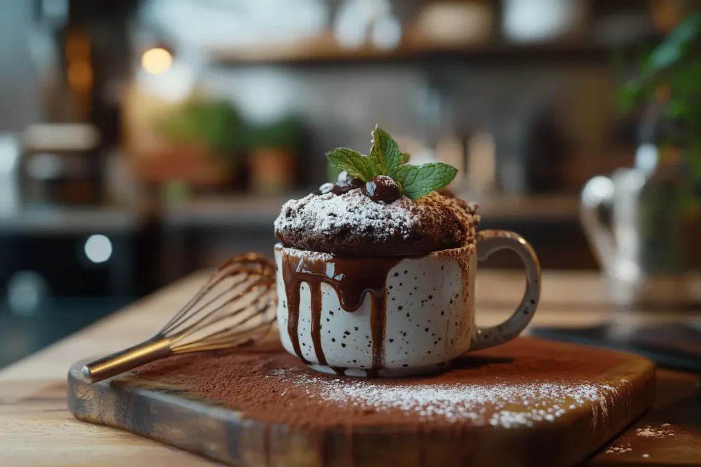 When did mug cakes become popular?