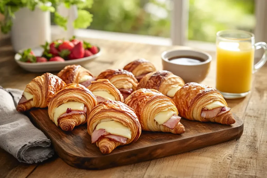 What to put on croissants for breakfast