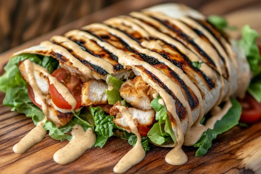Grilled Chicken Wrap.