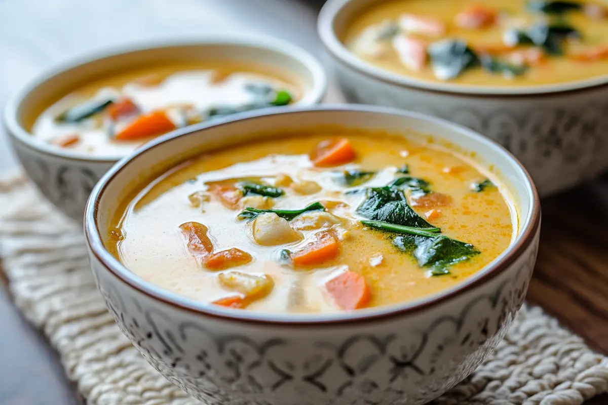 Variations of creamy Parmesan Italian sausage soup.