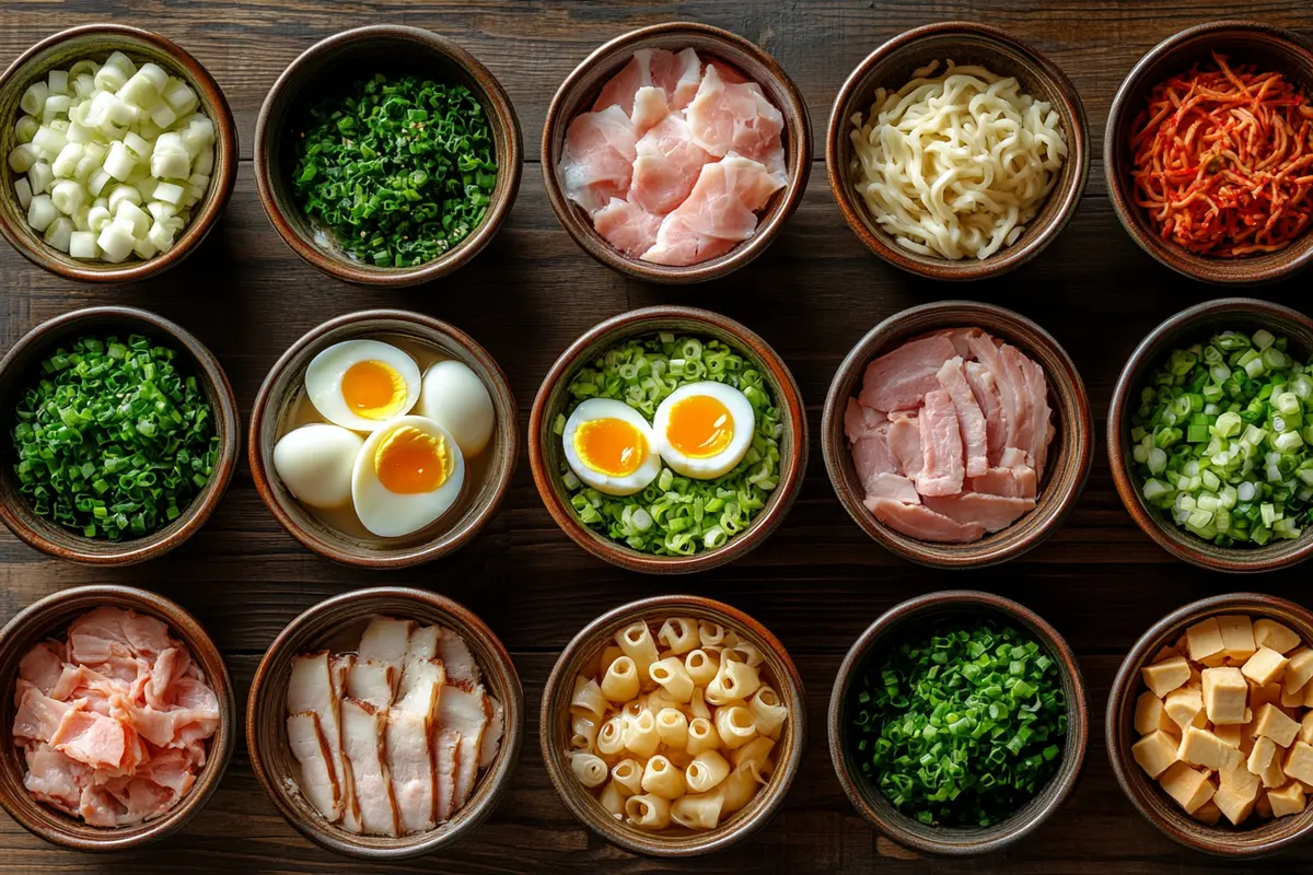 What is katsu ramen made of?