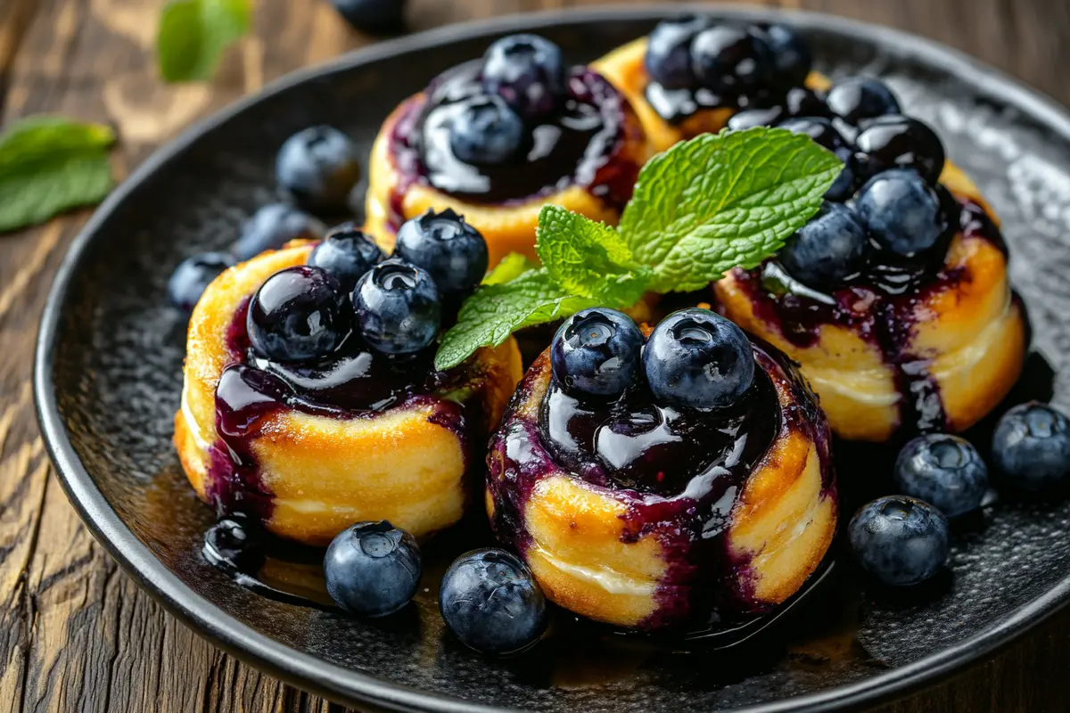 blueberry cheesecake rolls