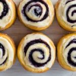 blueberry cheesecake rolls