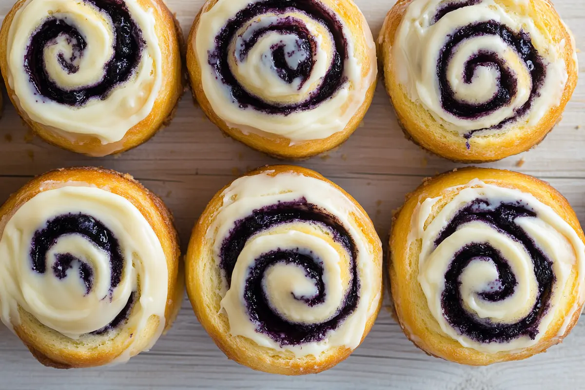 blueberry cheesecake rolls